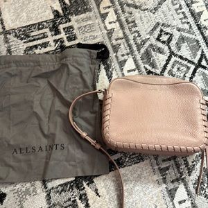 All Saints Mauve Pink Crossbody Purse